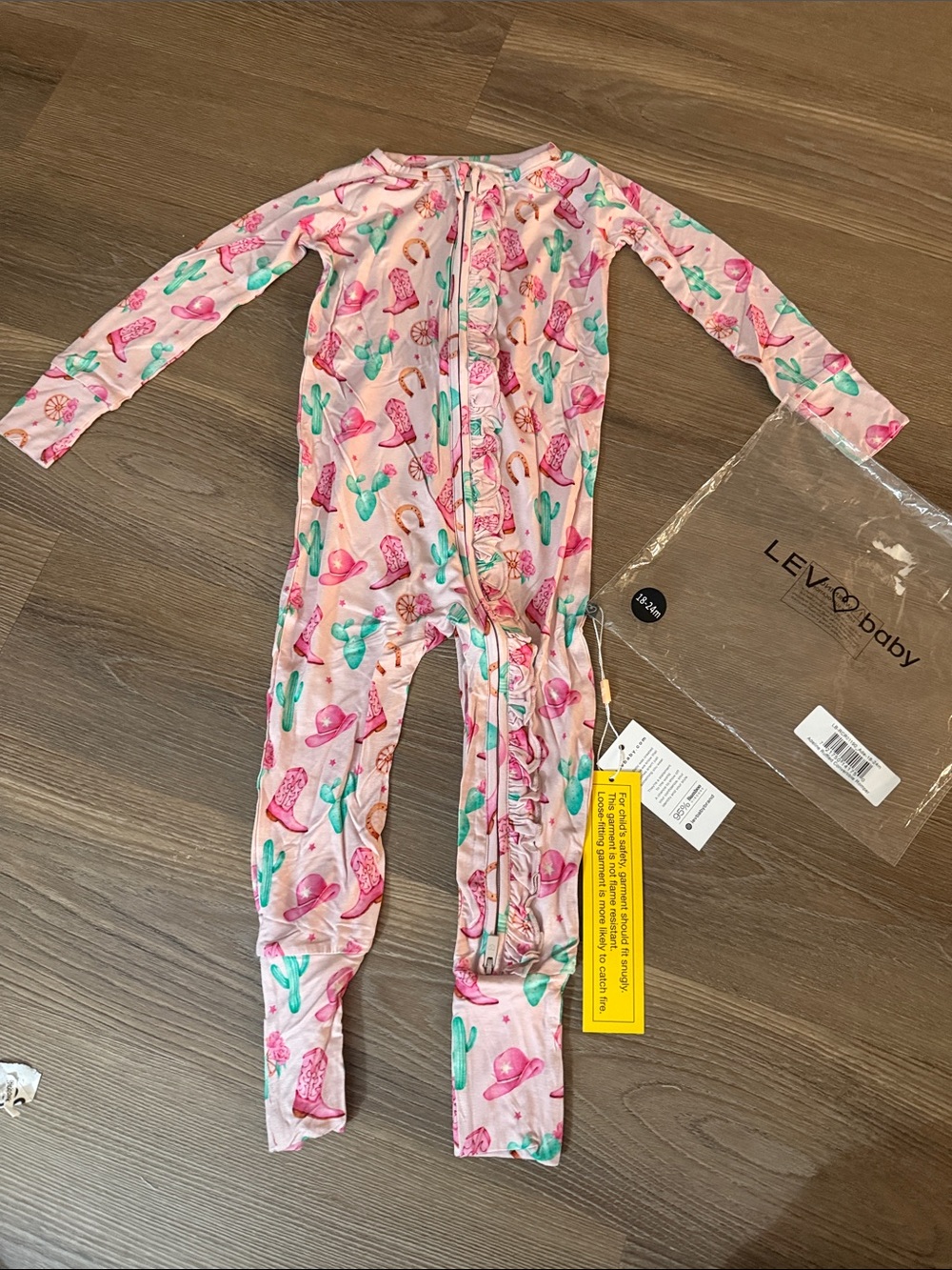 NWT Lev Baby Adeline Ruffled Convertible Romper - 18-24m